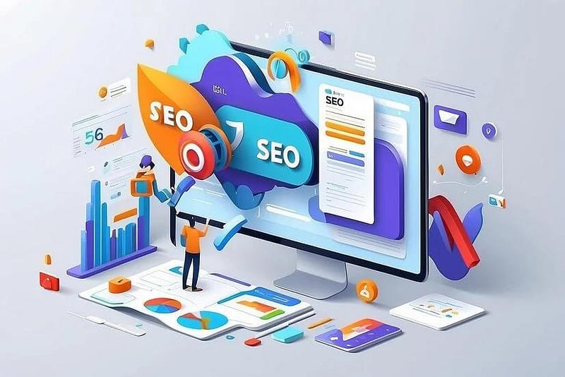 3d Search engine optimization promotion in digital marketing
